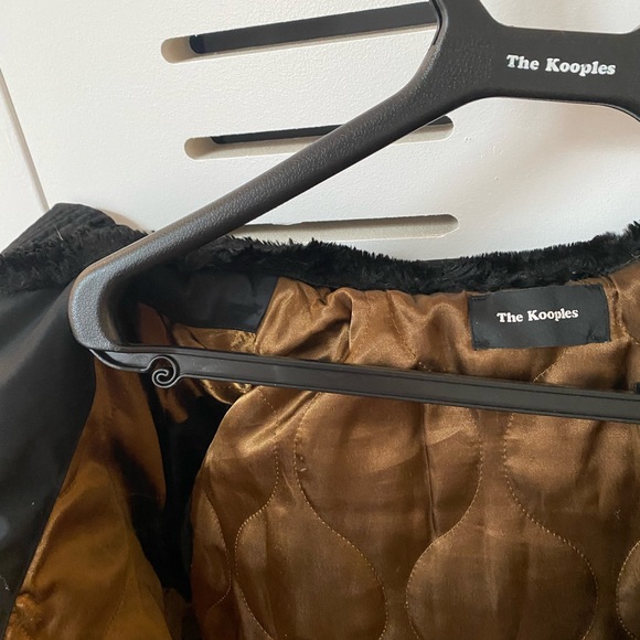 The Kooples Men’s Black Bomber Winter Jacket - Size Small - Picture 6 of 7